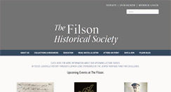 Desktop Screenshot of filsonhistorical.org