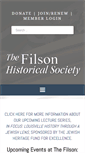 Mobile Screenshot of filsonhistorical.org